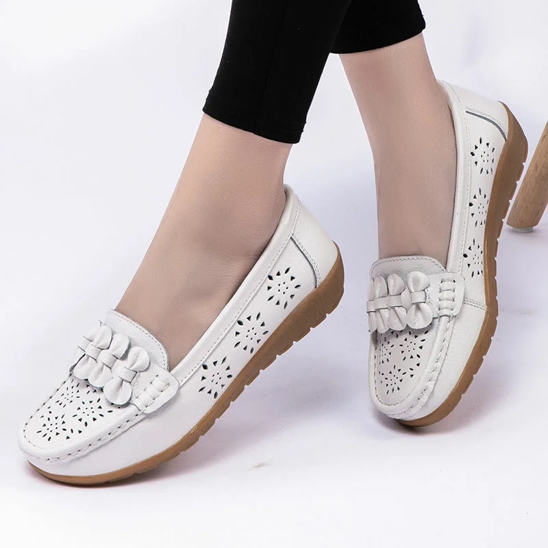 bigfuclothes Leisure Hollow Out Women's Single Shoes