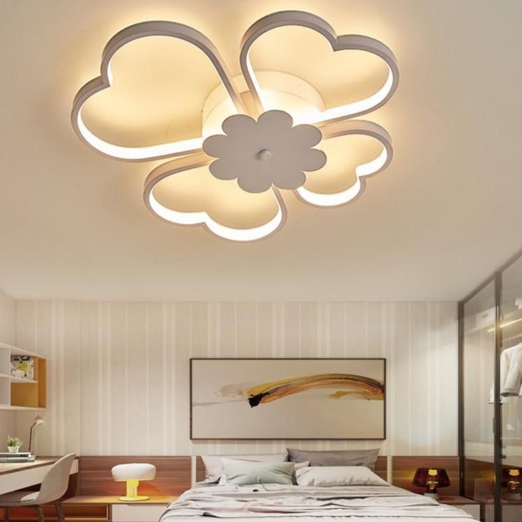 Acrylic Kids Led Ceiling Lights For Study Room Flowers Lighting Fixtures Lampe Led Plafond Plafond Home 36W 54W Lampara Techo