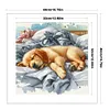 Sleeping Golden Retriever-11CT Stamped Cross Stitch 40*40cm tapestrymarket