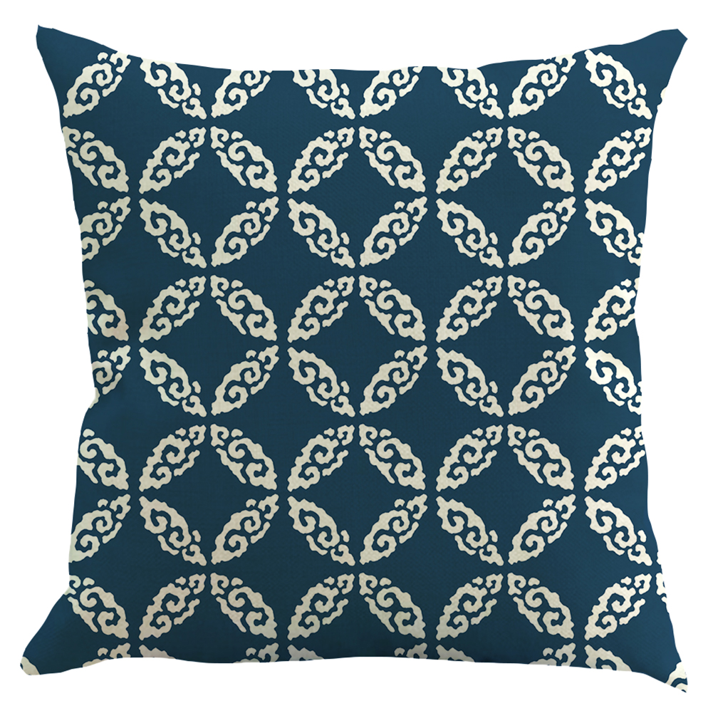 

Geometric Print Pillow Cushion Cover Linen Sofa Home Decor Pillowcase (D, 501 Original