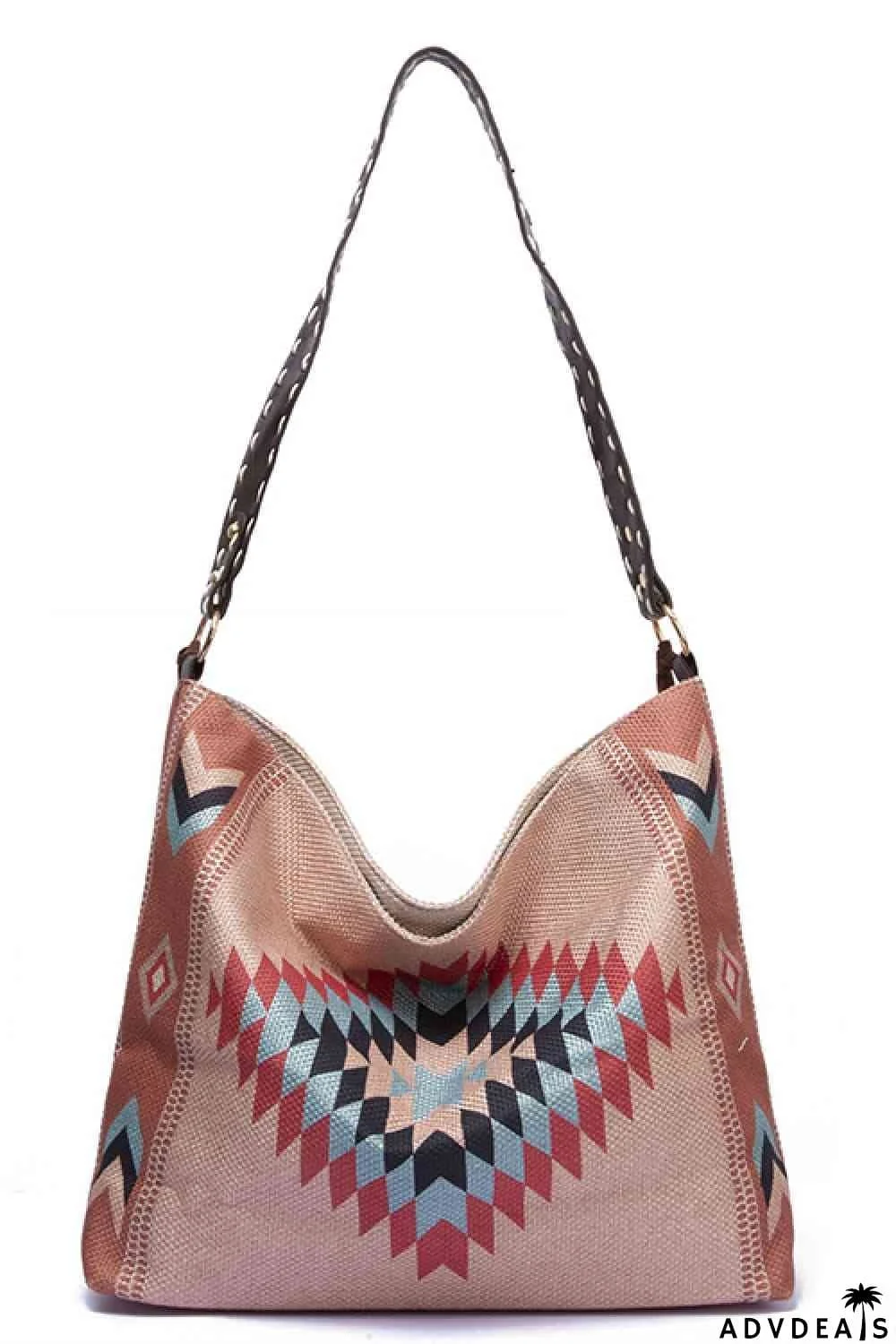 Geometric Canvas Tote Bag