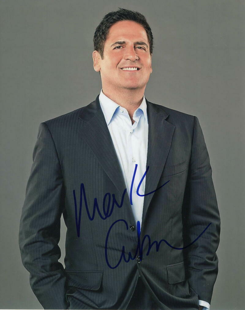 MARK CUBAN SIGNED AUTOGRAPH 8X10 Photo Poster painting - SHARK TANK STAR, BILLIONAIRE NBA OWNER