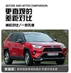 适用于20-22款丰田RAV4荣放日行灯改装LED前雾灯流光行车灯装饰灯