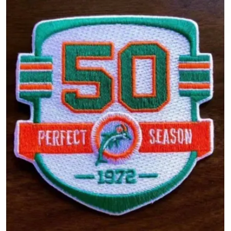Miami Dolphins 50th Perfect Season Patch