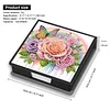 Rose Pu DIY 5D Diamantmalerei-Notizbox (160 leere Notizbl&ouml;cke) f&uuml;r das B&uuml;rohaus