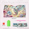 (25cm)Hummingbird PU DIY Diamond Painting Tissue Box for Beginners Adults Home