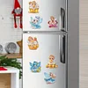 12PCS DIY Diamond Art Refrigerator Sticker Kits for Home Decor (Fairy)