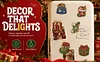 6PCS Stocking and Gift Pack DIY Pearl Diamond Painting Christmas Fridge Magnets, Sparkling Rhinestone Refrigerator Magnet Craft Kit for Home Decor & Gifts