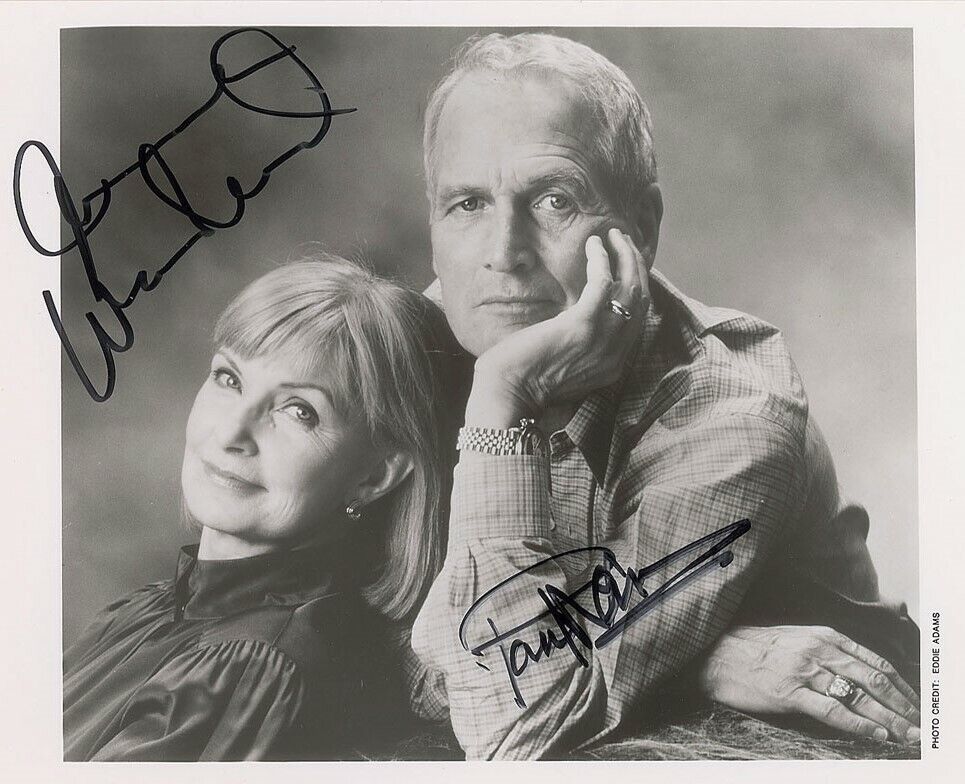 PAUL NEWMAN & JOANNE WOODWARD Signed Photo Poster paintinggraph - Film Actors - Preprint