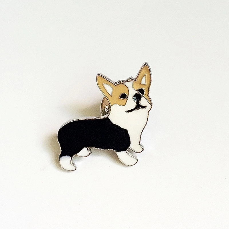 Cute Minimalist Pin Animal Dog Alloy Enamel Unisex Brooches