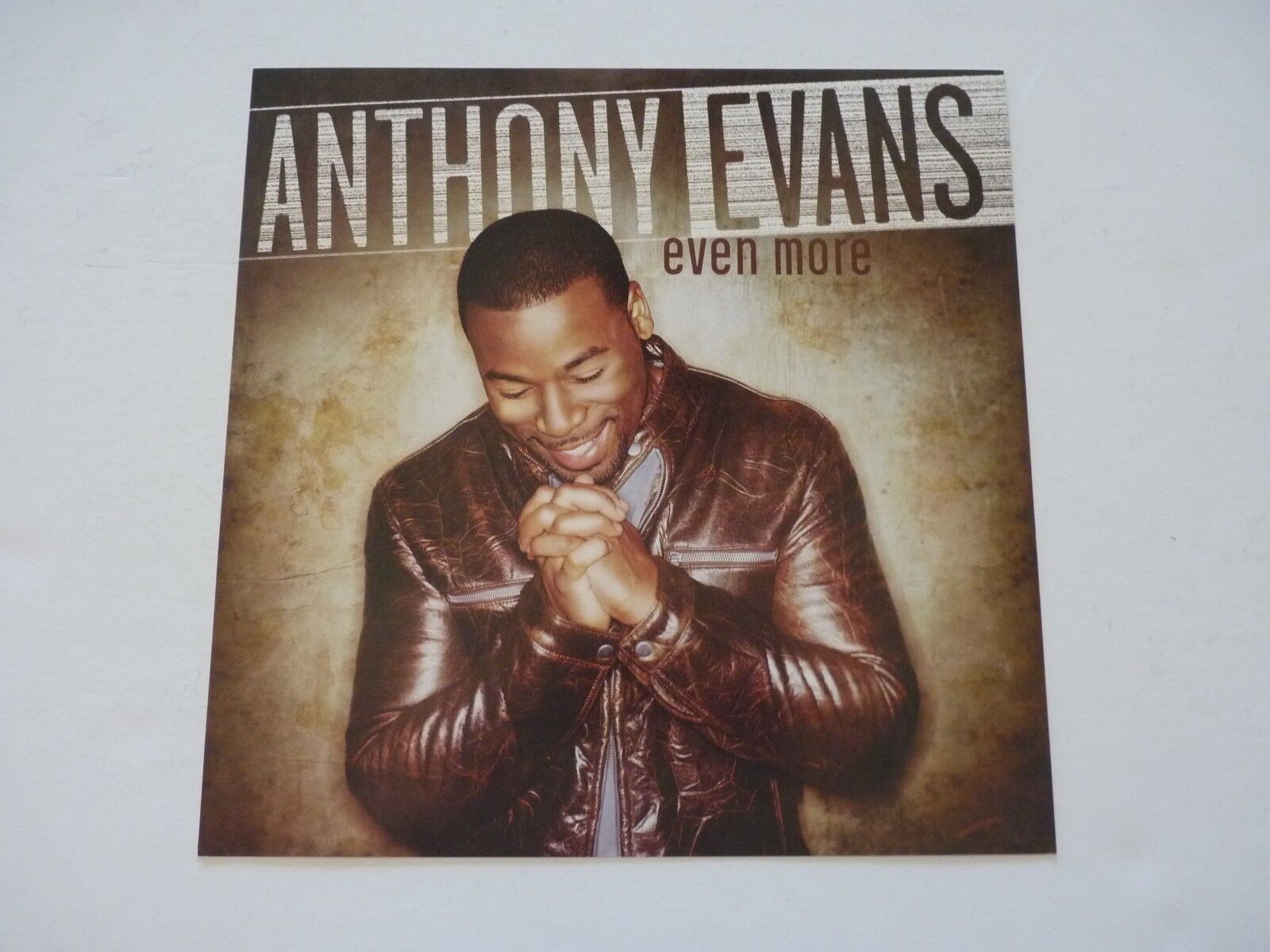 Anthony Evans Even More Promo LP Record Photo Poster painting Flat 12x12 Poster