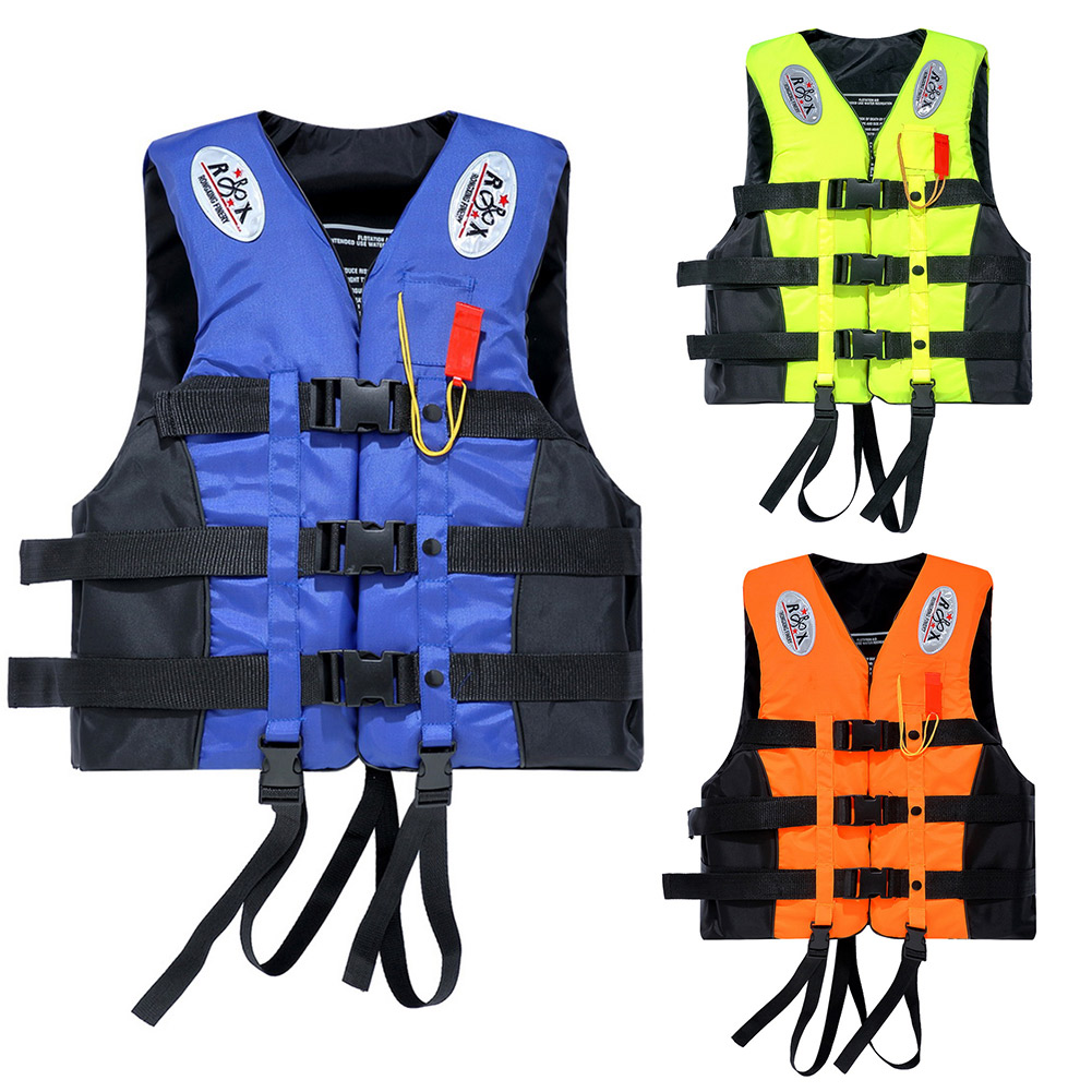 

Adult Life Vest with Whistle Swimming Boating Sport Buoy Jacket, Yellow, 501 Original