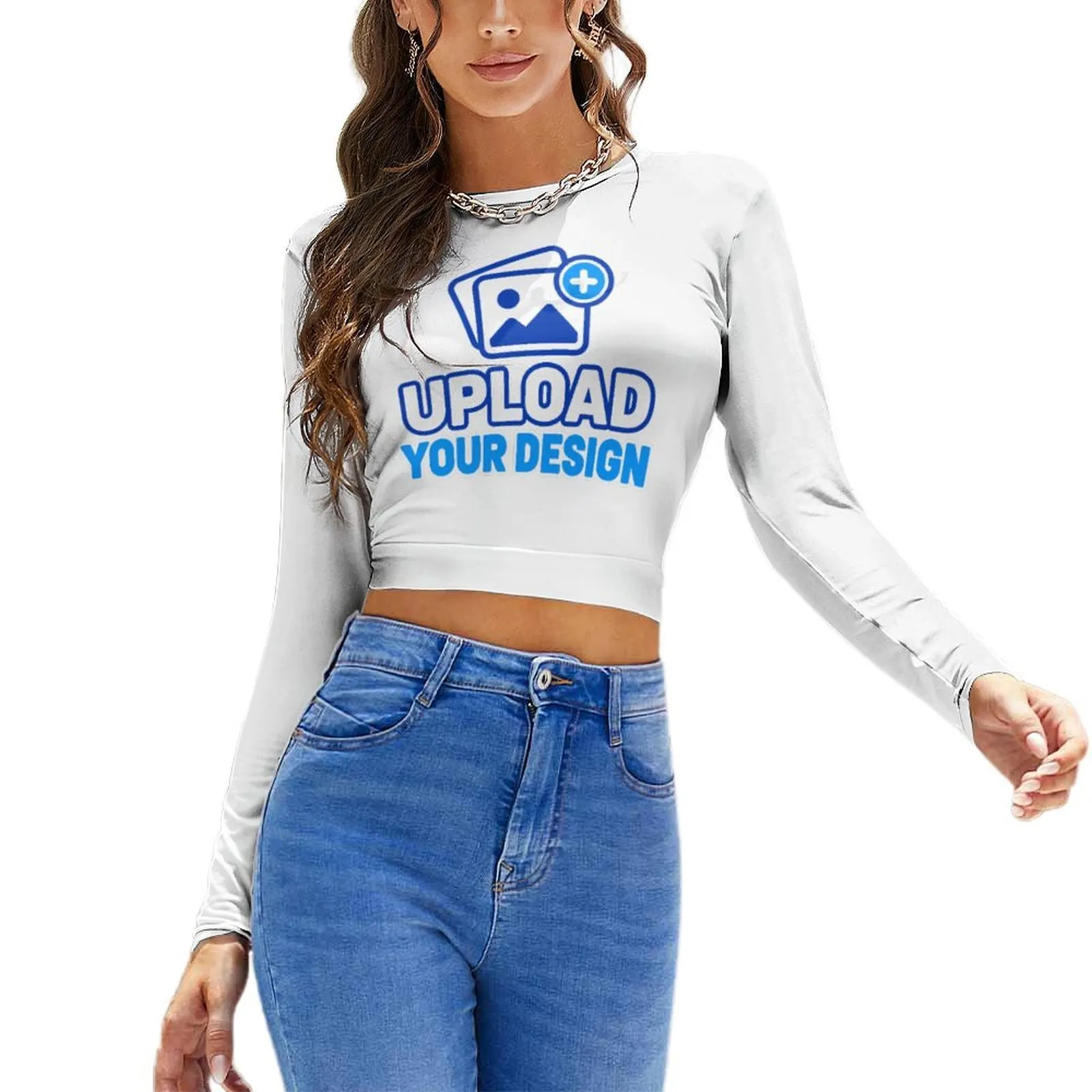 Women's Open-Back Tie Long-Sleeve Top custom product image 8