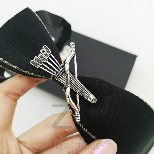 New Small Tie Men's and Women's Professional Dress Shirt Bow Tie Adult Children Accessories Luxury Rhinestone Bowtie 22CM / 28CM