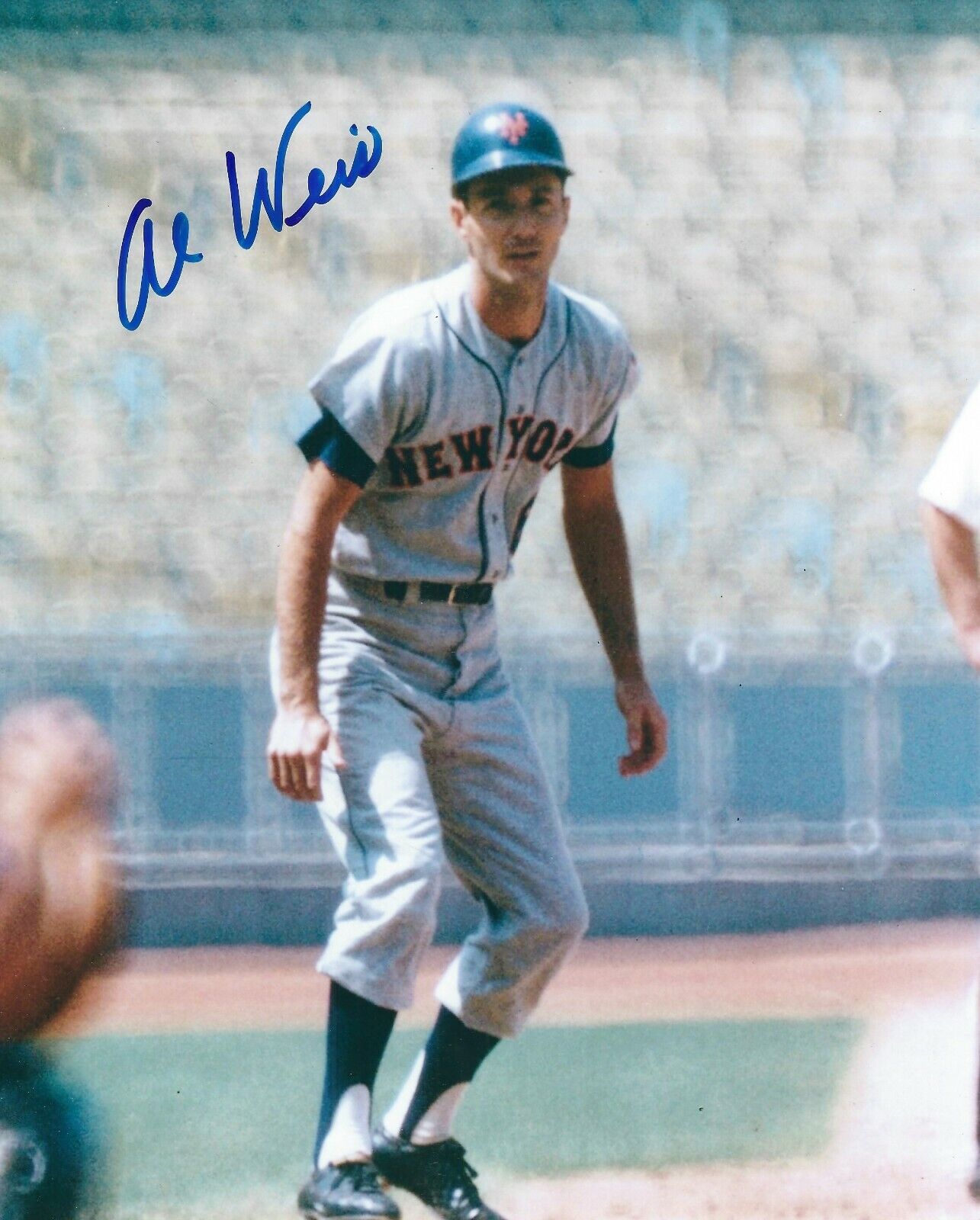 Signed 8x10 AL WEIS NEW YORK METS Autographed Photo Poster painting - COA