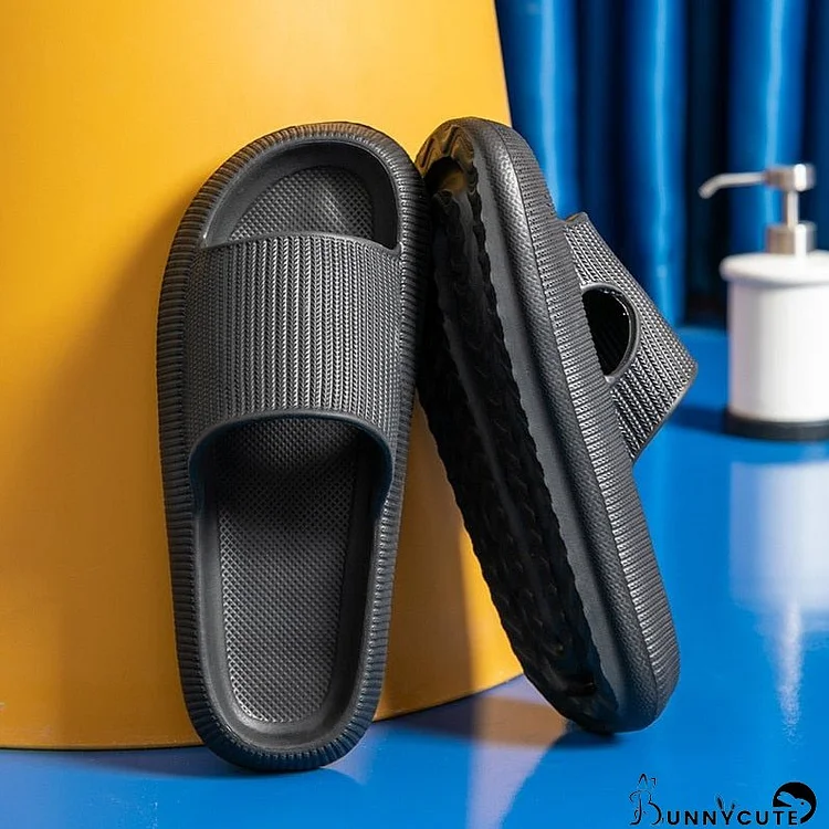 Man Women Slipper Quick-Drying Thickened Non-Slip Sandals Thick Sole House Slippers Bathroom Footwear Summer Beach Sandal