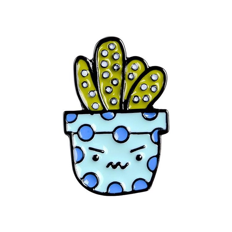 Potted Cactus Pins