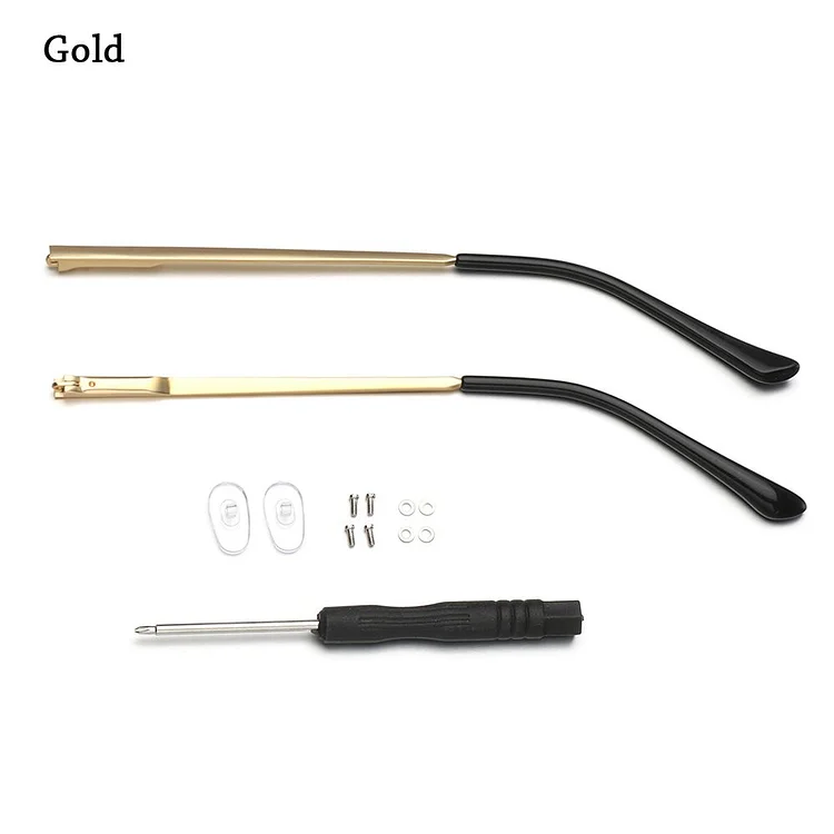 1 Pair Glasses Replacement Leg Metal Eyeglasses Temple Arm Eyeglasses Replacement Metal Leg Repair Eyewear Accessories