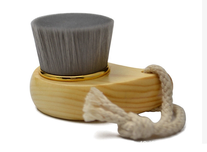 Beech Wooden Handle Facial Cleansing Brush