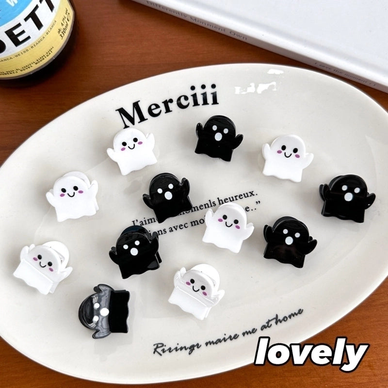 Halloween Cute Women's Cartoon Ghost Arylic Hair Clip