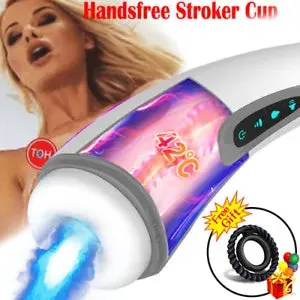 male anal masturbation techniques Automatic Sucking Male Masturbator Heated Vagina Blowjob – Honeyloveyou main image 1