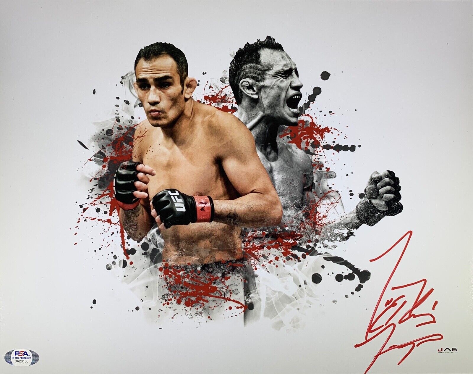 Tony Ferguson autographed signed inscribed 11x14 Photo Poster painting UFC El Cucuy PSA COA