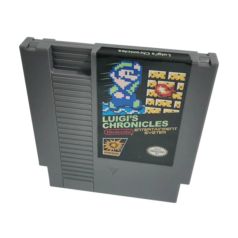 Luigi's Chronicles For Nintendo NES - 8 Bit Game Cartridge