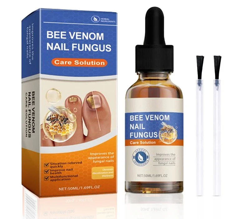 Anniecare® bee venom nail fungus treatment solution:Completely solve the nail fungus problem🌟👣