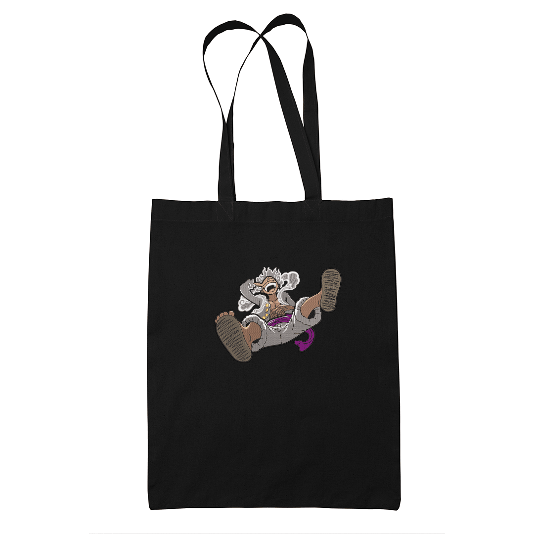 Luffy Gear 5 White Form Printed Tote Bag