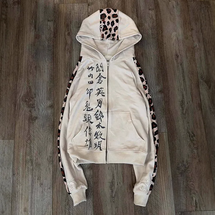 Personalized Y2k Will I Be Restless In My Grave Japanese Art Zipper Hoodie