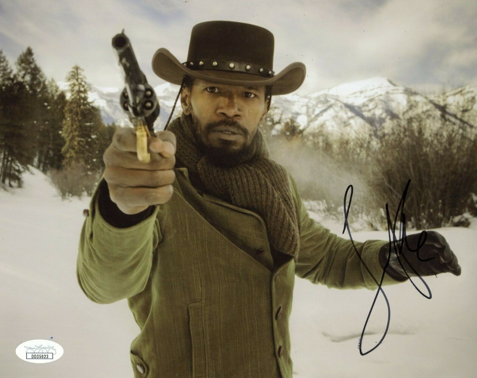 ~ JAMIE FOXX Authentic Hand-Signed DJANGO UNCHAINED