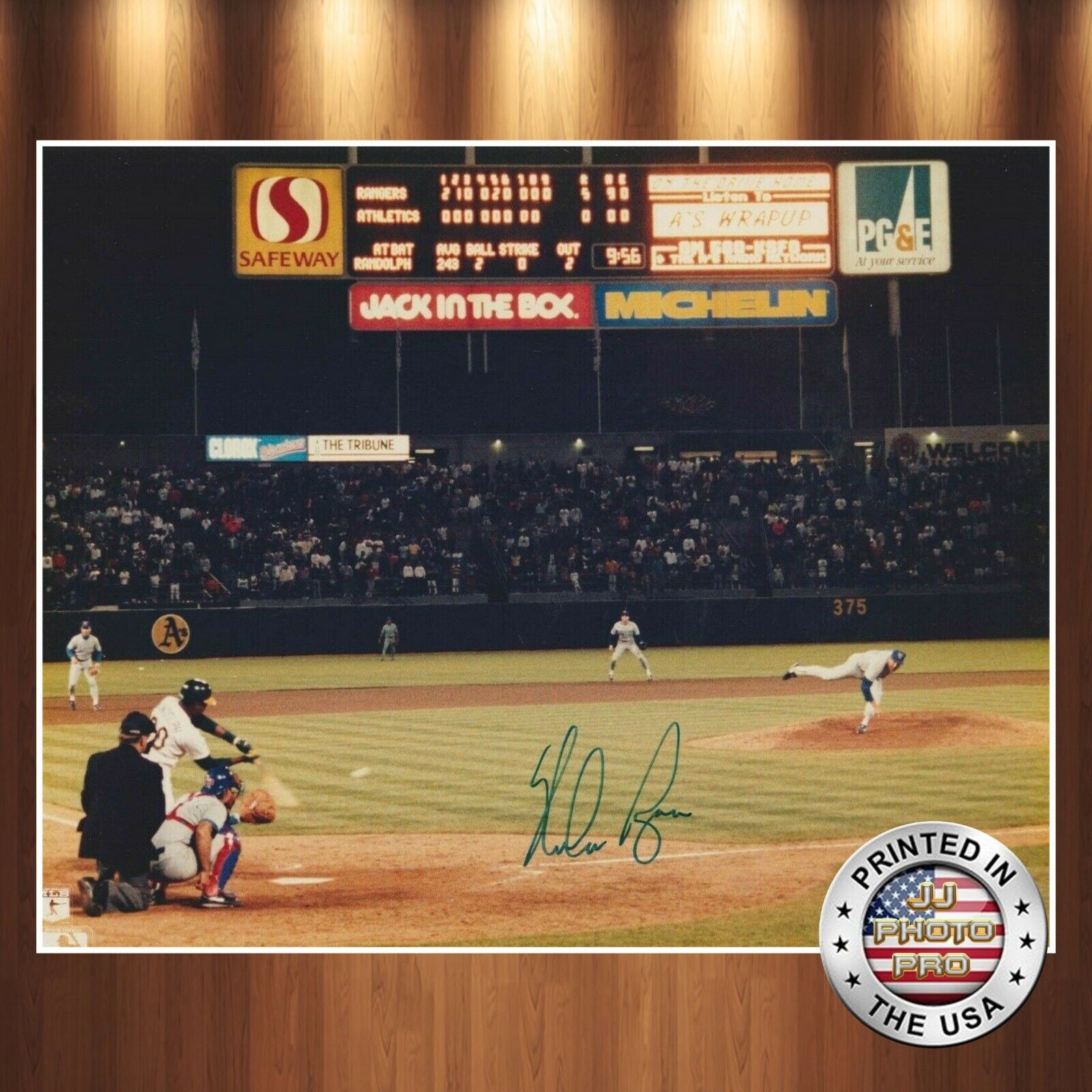 Nolan Ryan Autographed Signed 8x10 Photo Poster painting (HOF Rangers) REPRINT