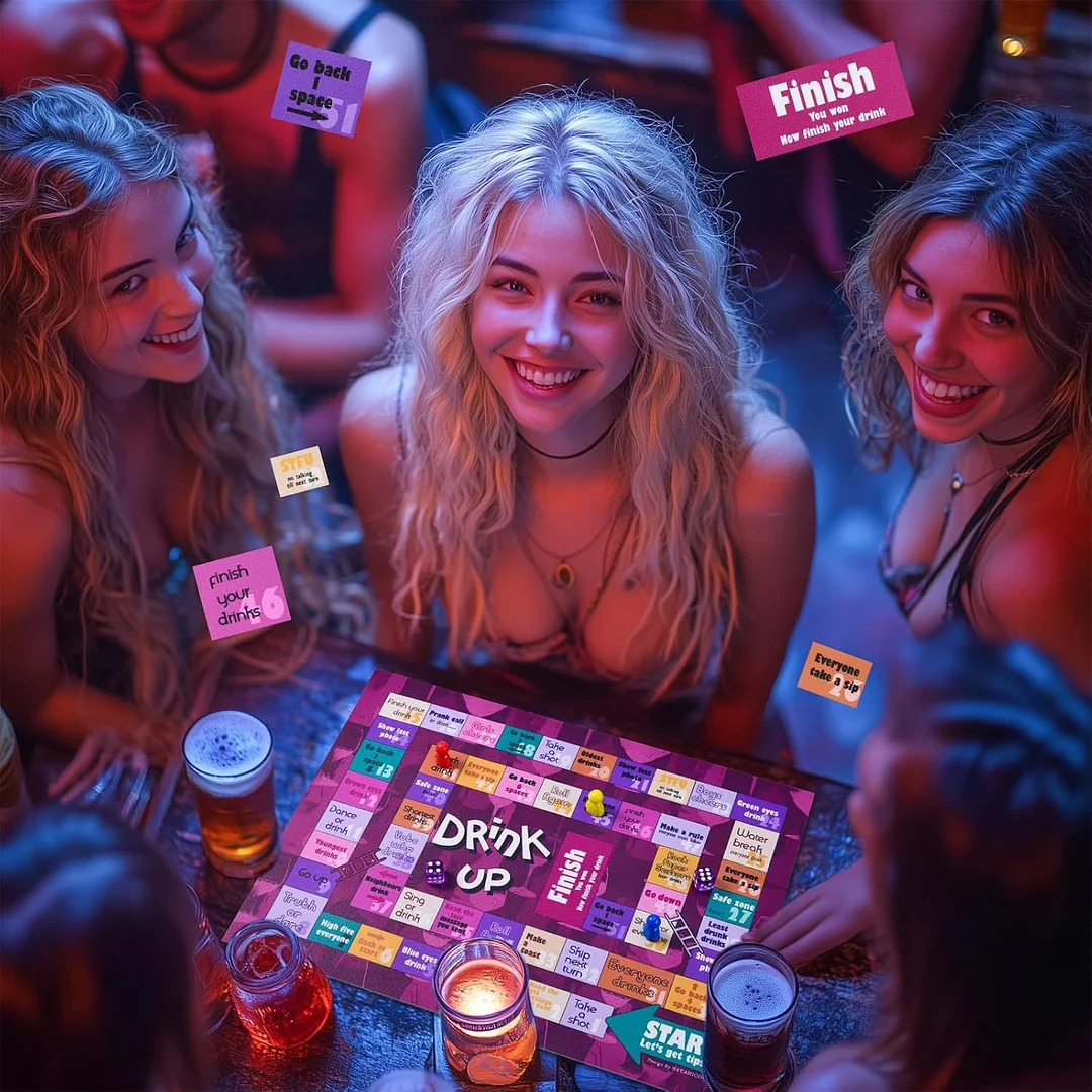 🍷Tipsy Drinking Board Game