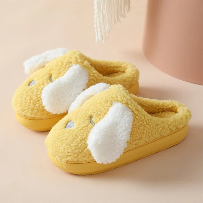 House Slippers For Women Shoes Cartoon Animals Fluffy Slipper Woman Winter Comfortable Footwear Female Indoor Ladies Warm 2021