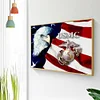 Diamond Painting -DIY Full Square Drill Flag Eagle