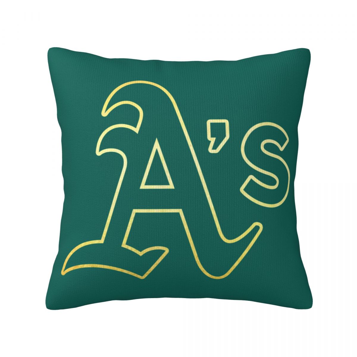 Oakland Athletics St Patrick's Day Decorative Throw Pillow