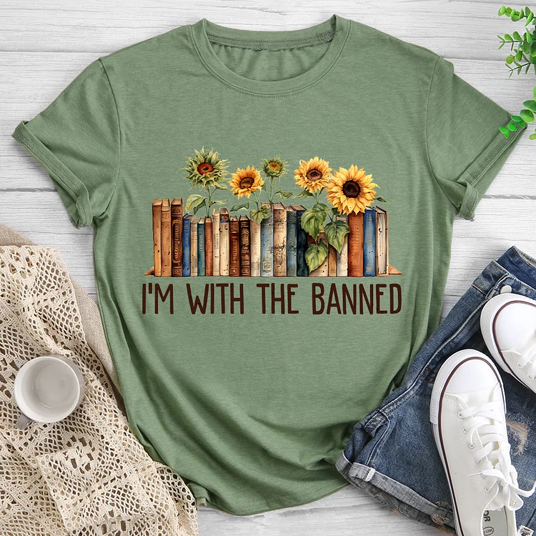I'm With the Banned T-shirt - BSTCAH2022-Annaletters