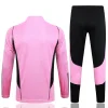23-24 Miami Half Zipper Long Sleeved Pink Training Jacket Set