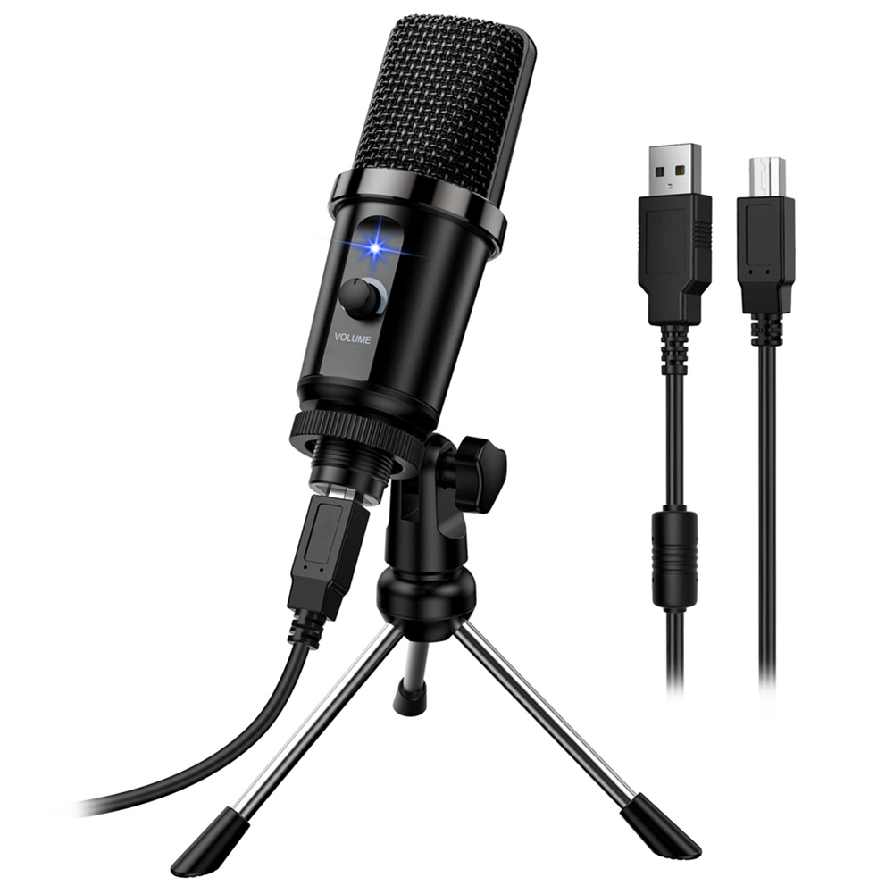 

DM19 USB Computer Gaming Microphone Condenser Microphone with Tripod Stand, 501 Original