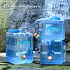 Portable Container with Faucet Camping Equipment Outdoor Water Bucket for Hiking