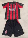 Joyfball 2025/2026 Kids Size AC Milan Home Soccer Jersey 