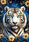 Luxury AB Velvet Diamond Painting Kit - Tiger