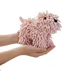 Chenille Dog Hand Towel Fluffy and Soft Decorative Puppy Towels Highly Sorbent Microfiber Multipurpose for Bathroom Kitchen Washstand