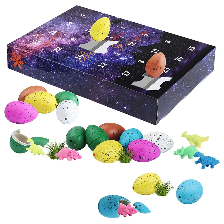 Advent Calendar Best Presents Calendar Minerals Kit for Boys (Purple Dinosaur) gbfke
