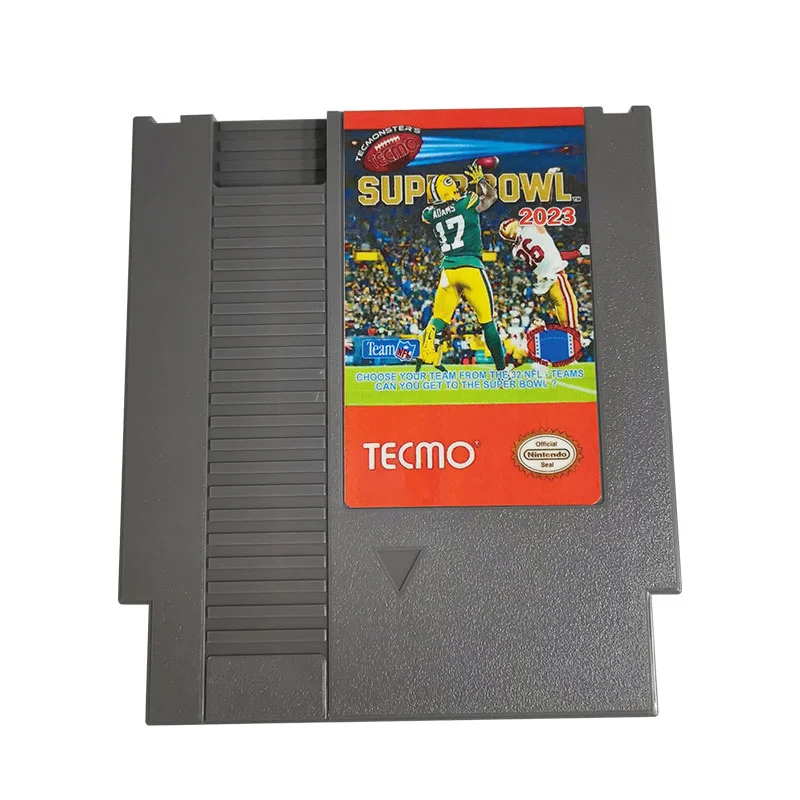 Tecmo Super Bowl 2023 NFL For Nintendo NES - 8 Bit Game Cartridge