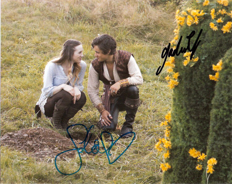 Once Wonderland Peter Gadiot Sophie Lowe Autographed Signed 8x10 Photo Poster painting COA