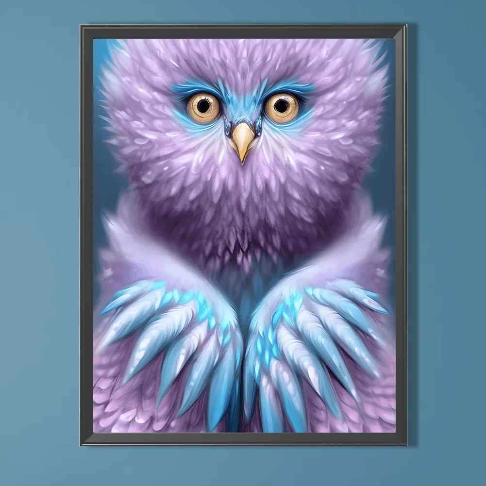 Full Round Diamond Painting 40*50cm - Fluffy Bird