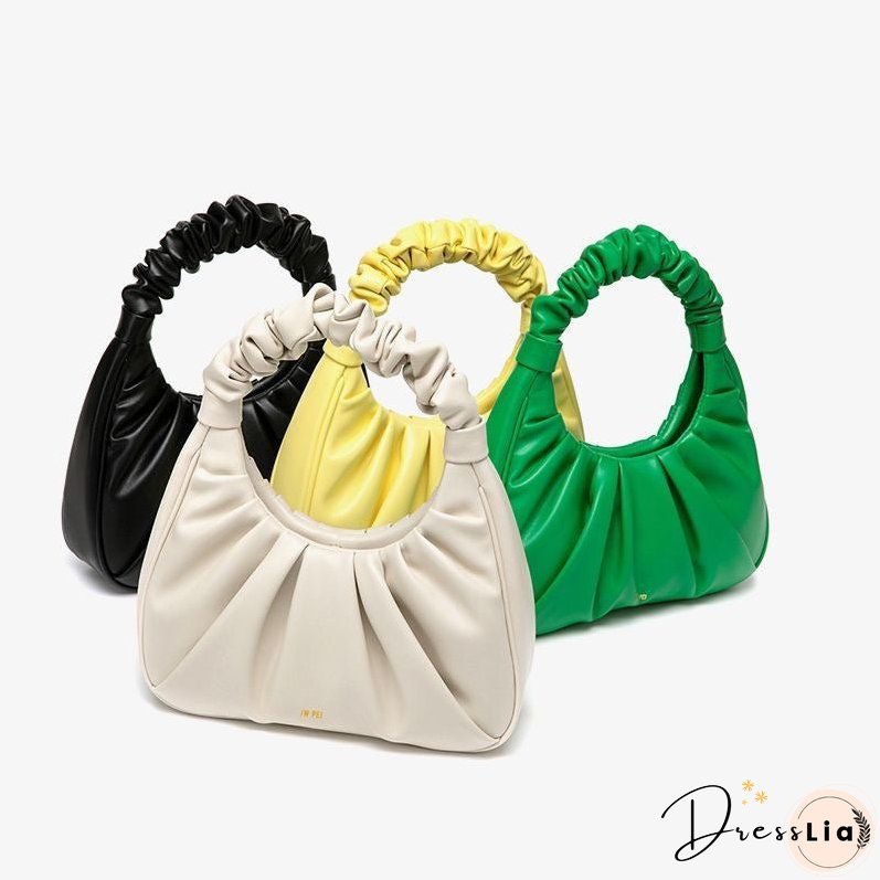 JW Women's Bag Cloud Bag Spring New MiuMiu Bag Gabbi Sheep Pattern Portable Shoulder Bag 2T0 Underarm Bag