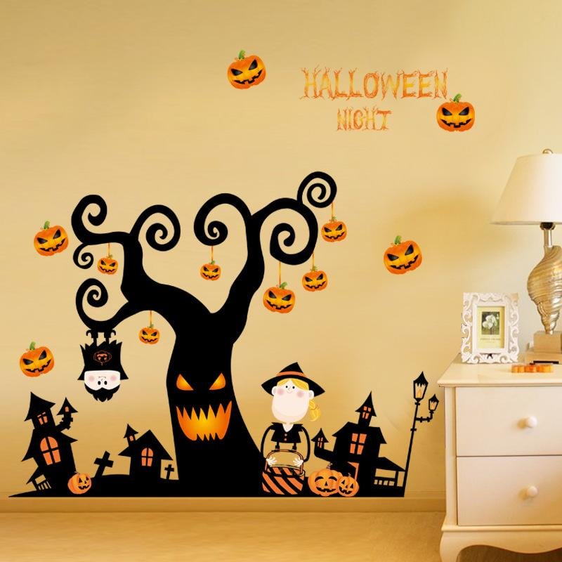 Halloween Evil Tree Wall Sticker 60×90cm