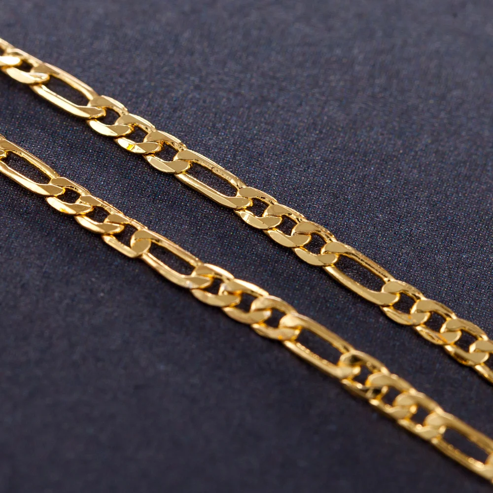 2MM Figaro Chain Women Hip Hop Necklace-VESSFUL